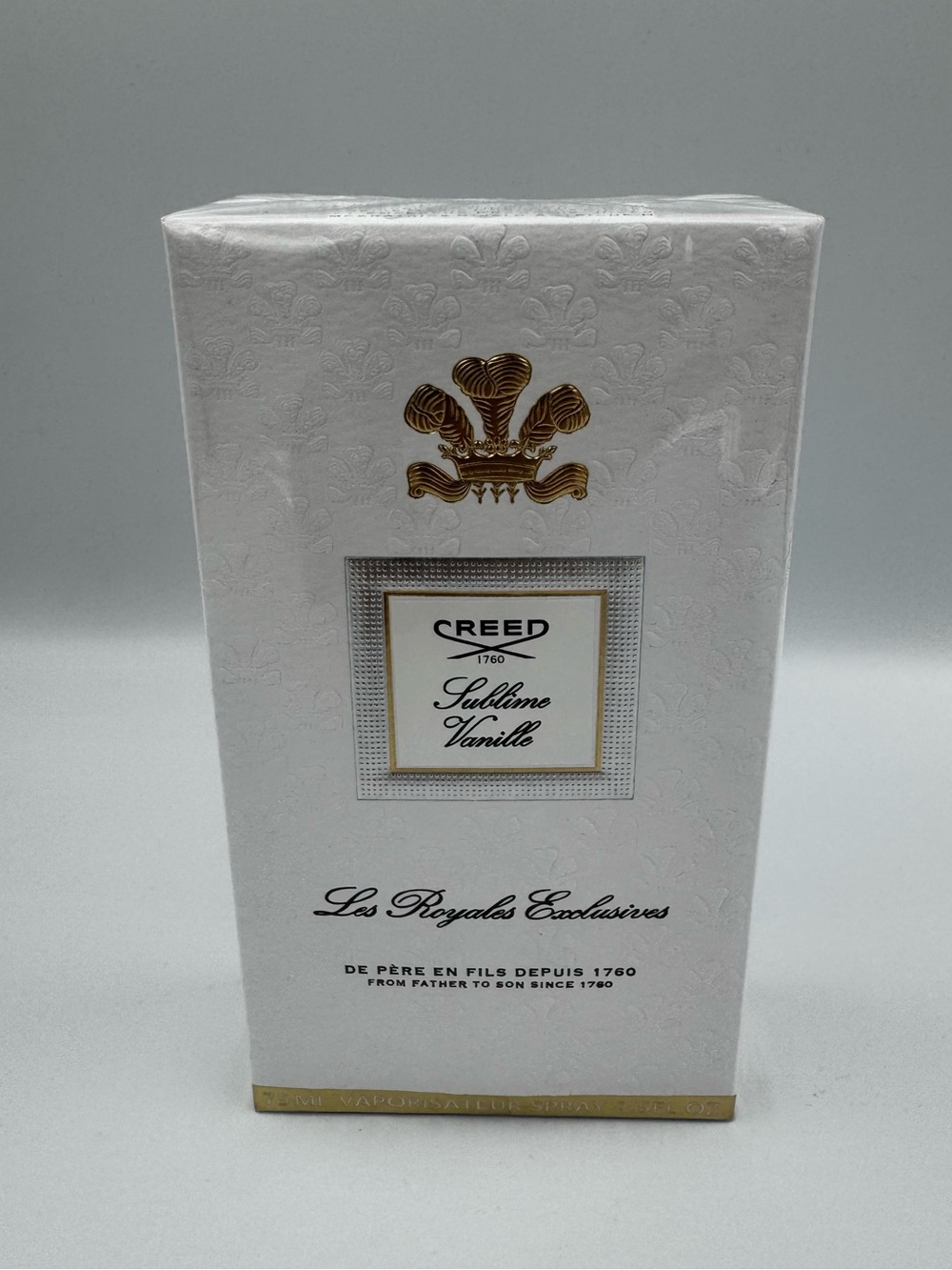 Creed Sublime Vanille Les Royales Exclusives 75ml 2.5oz New Sealed